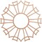 Ekena Millwork Augustus Wood Fretwork Pierced Ceiling Medallion, Cherry, 28"OD x 9 7/8"ID x 3/8"T CMWP28X28X0375AUCH - alternate 1